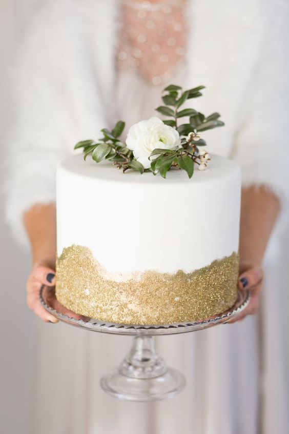 Wedding Cake Trend: Glitter Wedding Cakes | Arabia Weddings