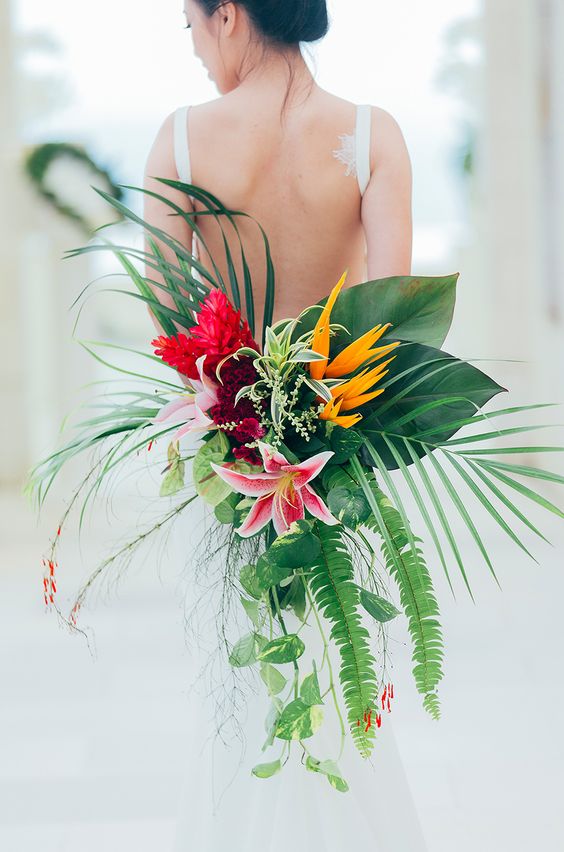 Tropical Bridal Bouquets Arabia Weddings 8924