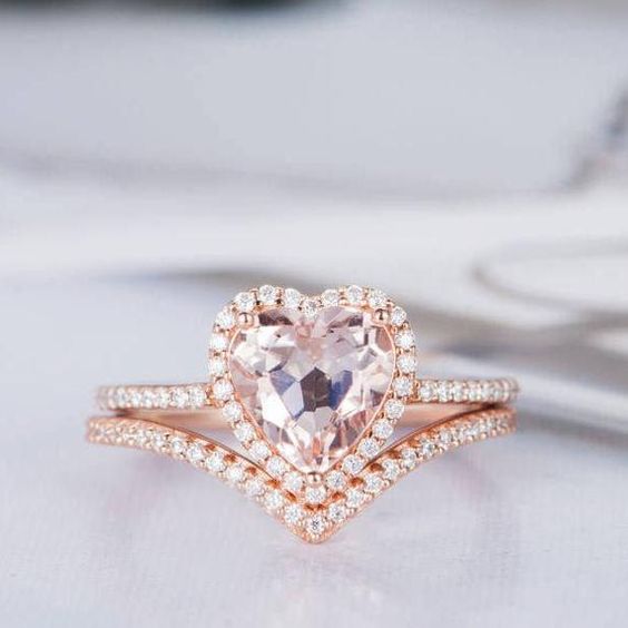 Heart Shaped Engagement Rings | Arabia Weddings