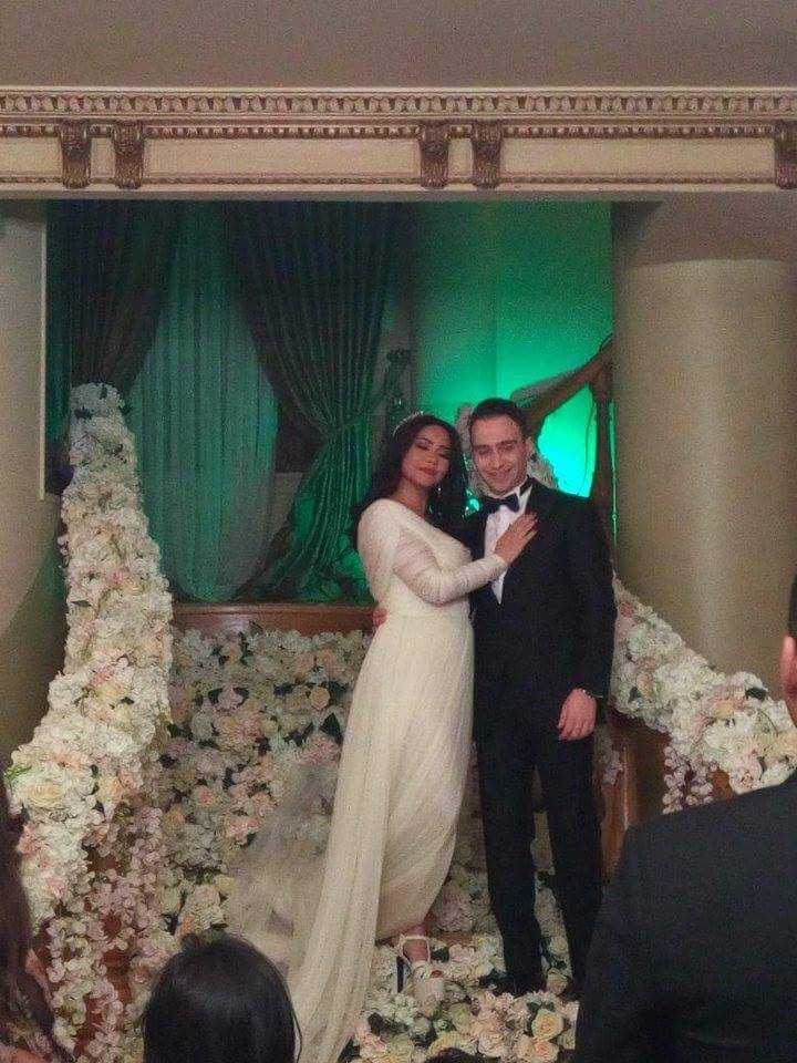 Sherine Abdel Wahab and Hossam Habib Get Married - Arabia 