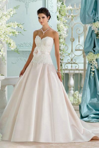 David Tutera’s wedding gown at Bridal Showroom