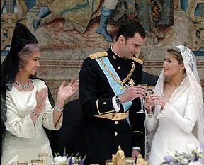 King Felipe and Queen Letizia of Spain's Wedding - Arabia Weddings