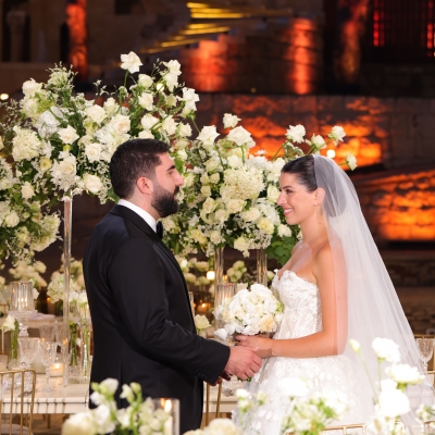 White Dream Wedding: A Montreal Couple&#039;s Lebanese Celebration