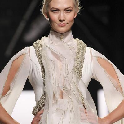 Karlie Kloss Stuns in Wedding Dress at NY Fashion Week