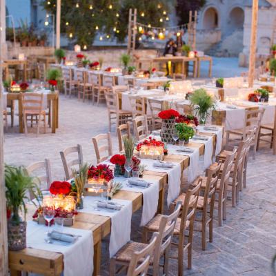 منظمة حفلات زفاف أردنية تنظم حفل عشاء فاخر في إيطاليا