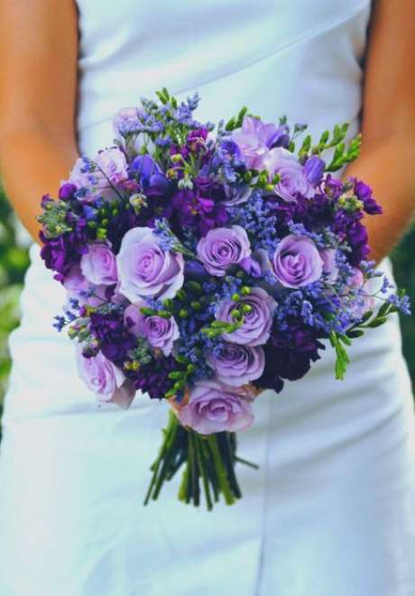 Purple Wedding Bouquets | Arabia Weddings