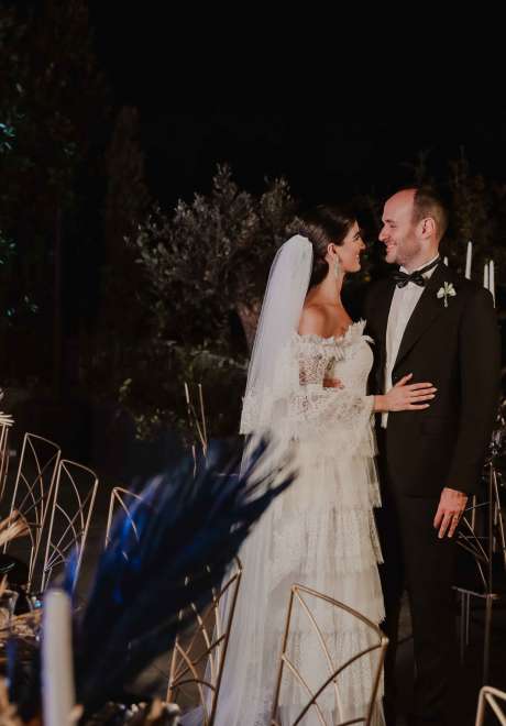 Blue and Metalic Wedding in Lebanon | Arabia Weddings