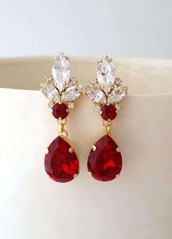 Ruby Bridal Jewelry Designs | Arabia Weddings