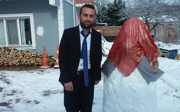 Turkish Man Builds a Snow Bride Goes Viral