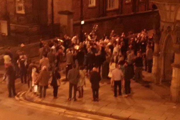 Wedding Party Stuns Pedestrians On The Street