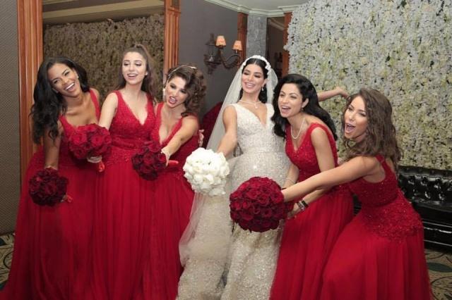 rima fakih wedding dress