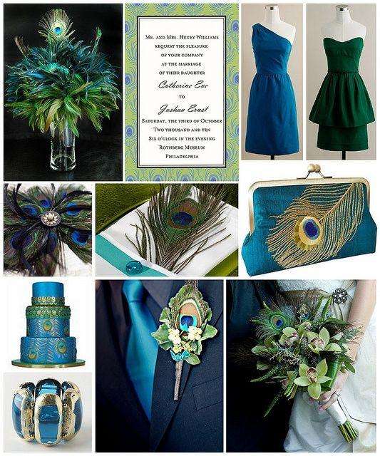 Peacock wedding theme bridesmaid on sale dresses