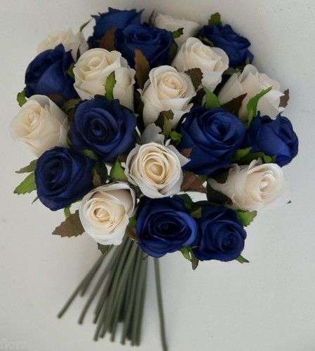 Blue Bridal Bouquets