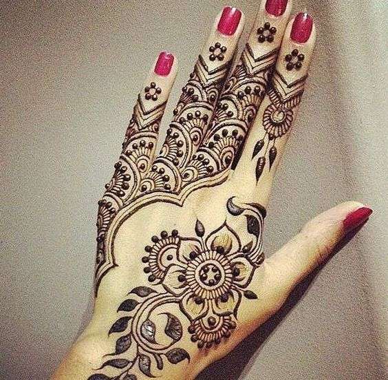 Arabic Henna Design - United Arab Emirates