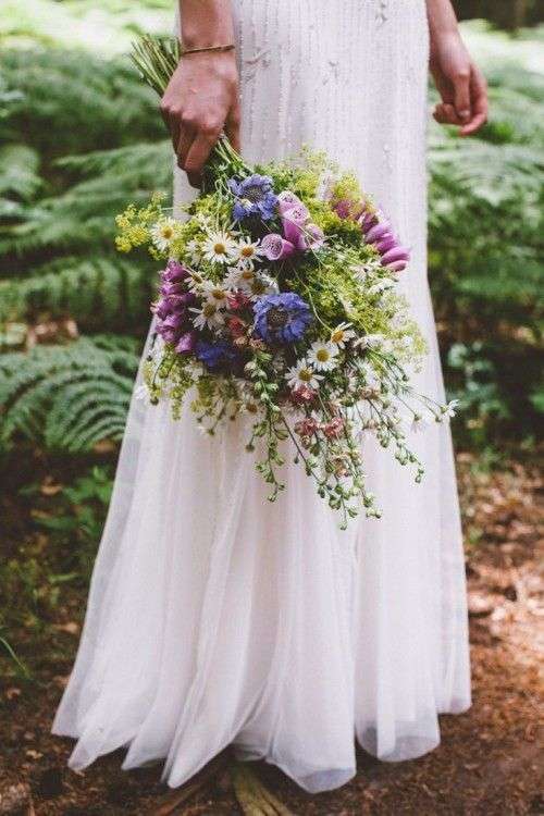 Wedding deals bouquets wildflowers