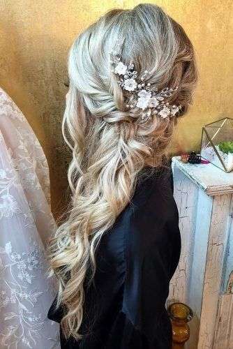 Side Swept Bridal Style - YouTube