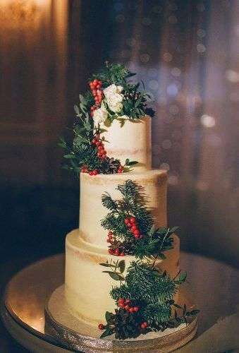 A Christmas Wedding - Decorated Cake by Sweet Scene Cakes - CakesDecor