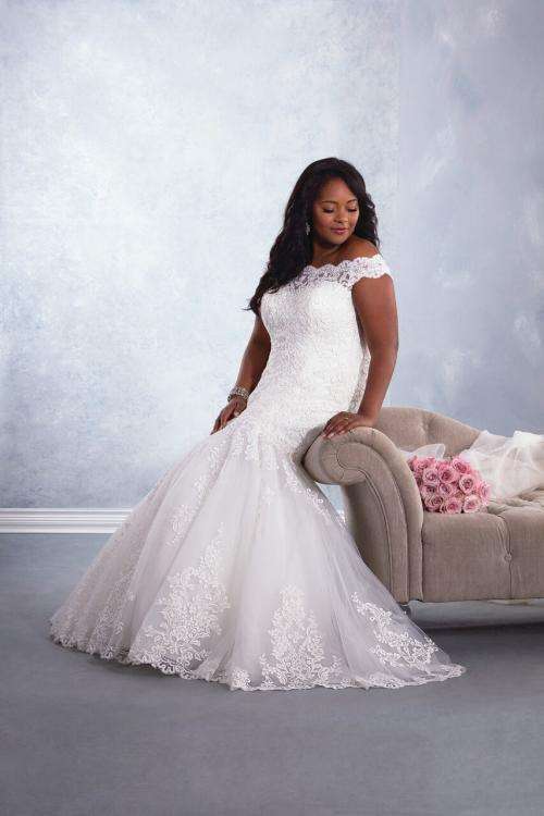 Alfred angelo plus size wedding clearance dresses