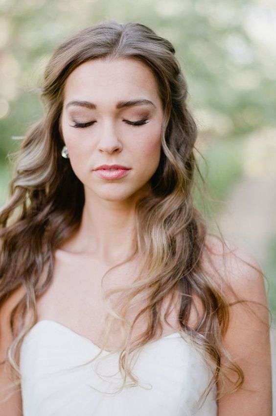 Soft Bridal Glam  Bridal makeup natural, Glam wedding makeup, Bridesmaid  hair makeup