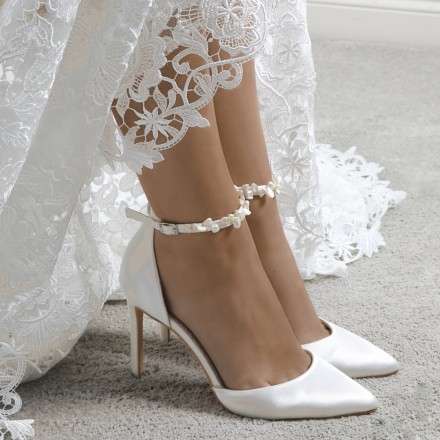 Winter cheap wedding heels