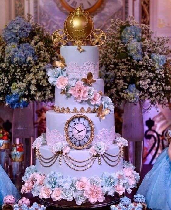 New Clear Cinderella Castle Cake Topper Wedding LED - Etsy