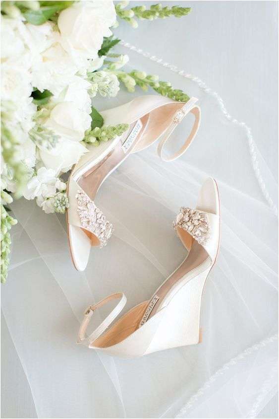 Wedding cheap shoes wedges