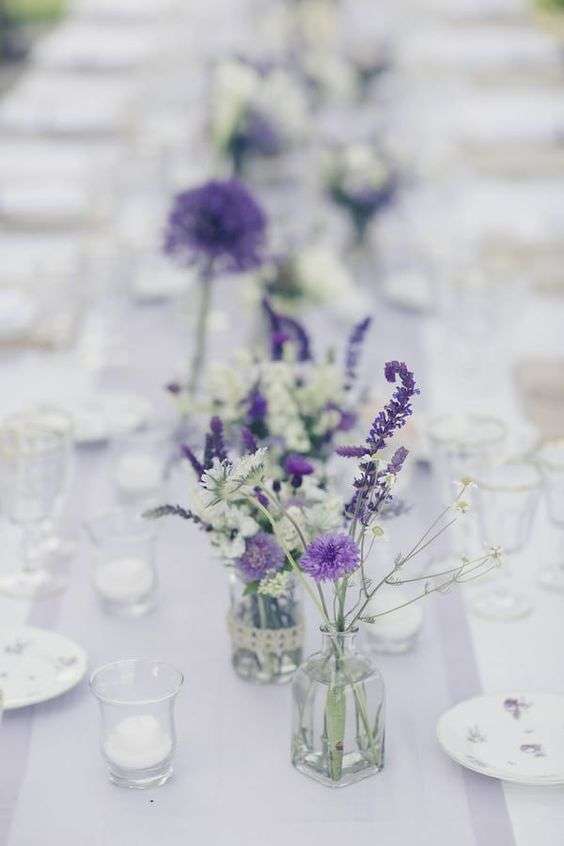 Lavender Table Decorations