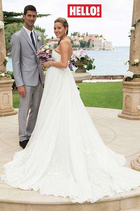 jelena djokovic wedding dress