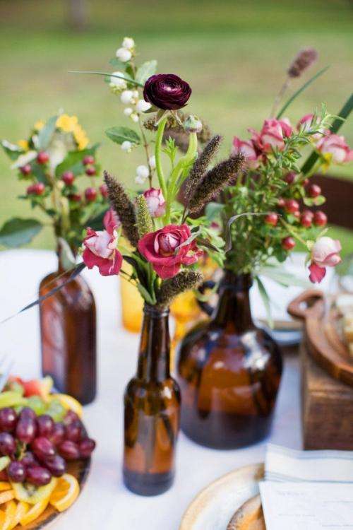 Bottle Centerpieces 1