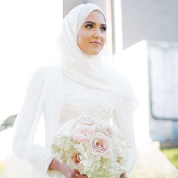 Hijab sales bridal styles