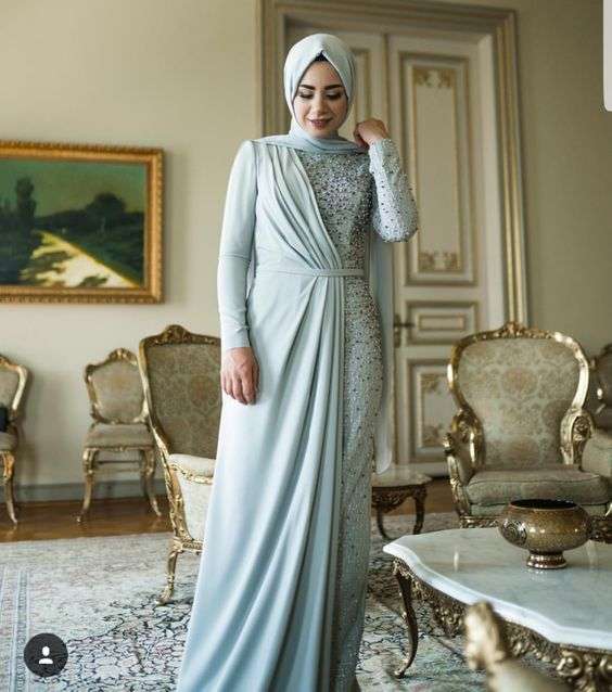 Muslim Mother of the Bride Dress