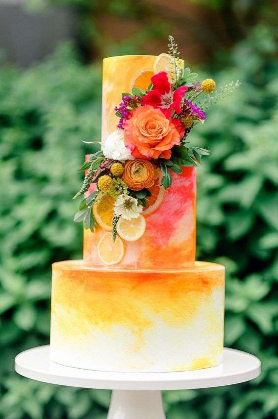 Wedding cake with Mango - AI Generated Artwork - NightCafe Creator