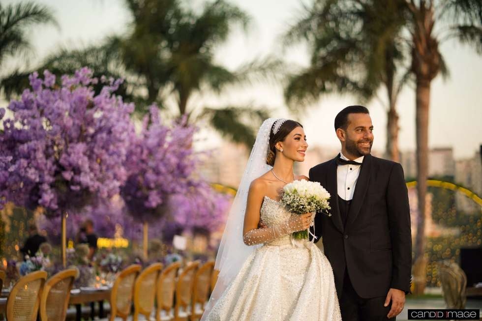 A Purple Garden Wedding in Lebanon