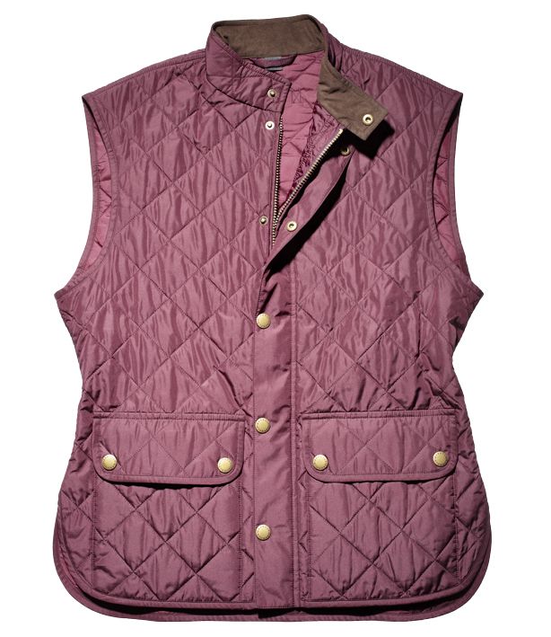 Latest Men Fashion Trend: The Barbour Quilted Vest - Arabia Weddings