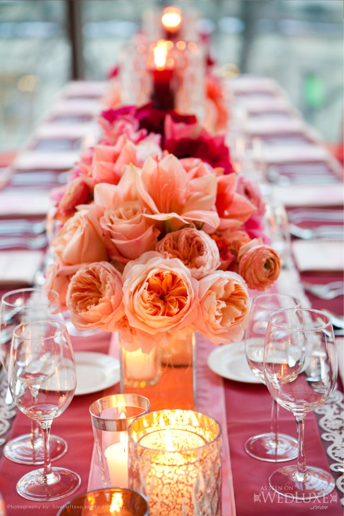 Your Wedding in Colors: Peach and Red - Arabia Weddings