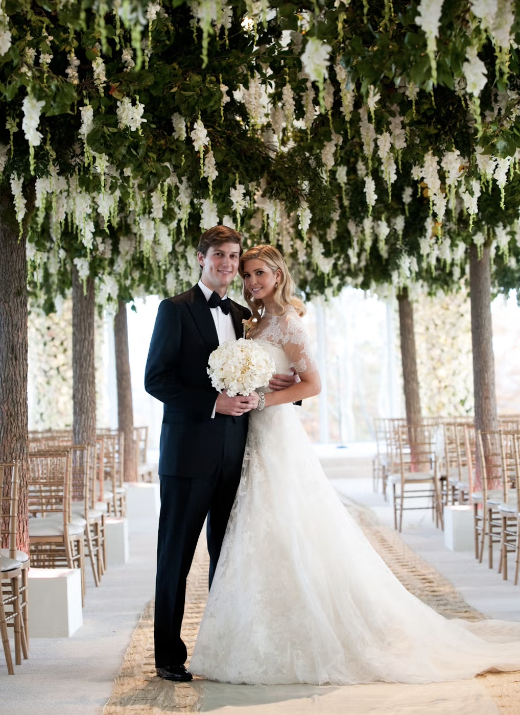 Ivanka Trump chose Stephanotis for her wedding bouquet